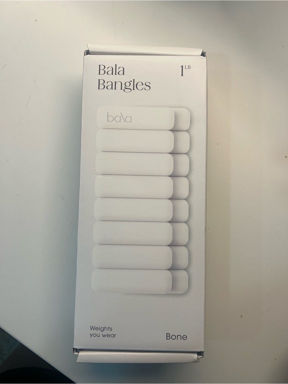 Bala Bangles Wrist Weights in Bone